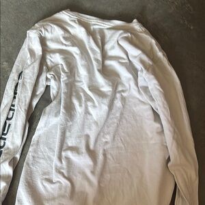 Carhartt White Long Sleeve Tee Classic Crew Neck